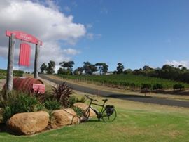Visiting one of the many wineries in the Margaret River region.