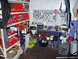 Our highly-functional Mechanics Workshop 