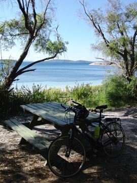 The Western Australian coast is easily accessible by bike.